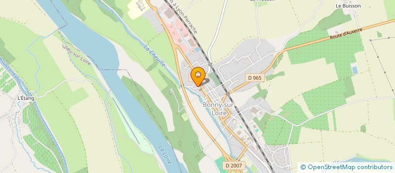 localisation de l'entreprise DEVOSTAL à BONNY-SUR-LOIRE