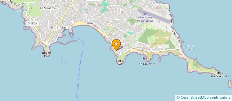 localisation de l'entreprise DEVOTEL QUIBERON à QUIBERON