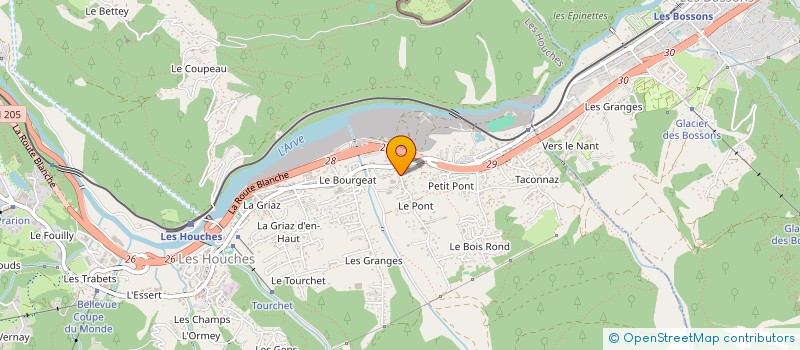 localisation de l'entreprise DEVOUASSOUX TECHNOLOGIES  LES HOUCHES