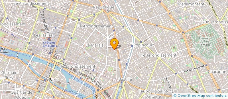 localisation de l'entreprise DEVOUES  PARIS