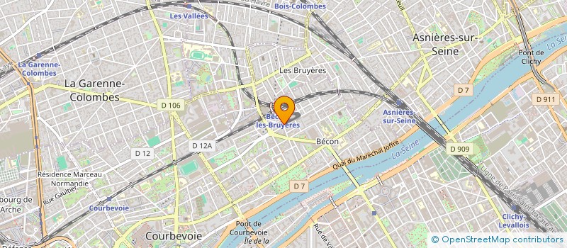 localisation de l'entreprise DEVOUGE CHARLES 1 à COURBEVOIE