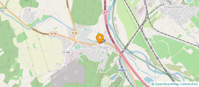 localisation de l'entreprise DEVOUX à ORGON