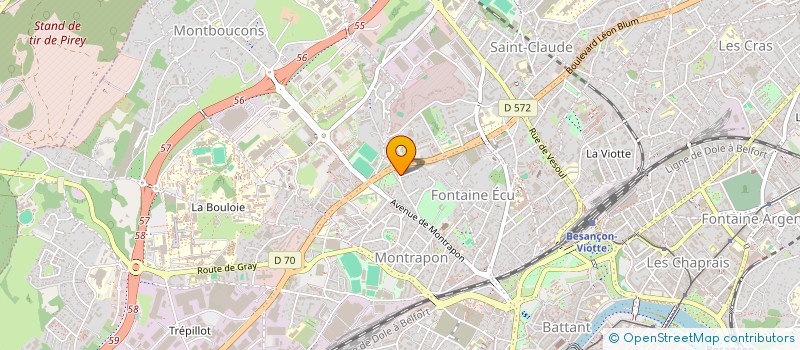 localisation de l'entreprise DEVOVE HABITAT 25 à BESANCON