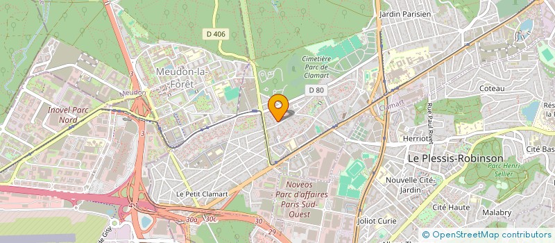 localisation de l'entreprise DEVOX à CLAMART