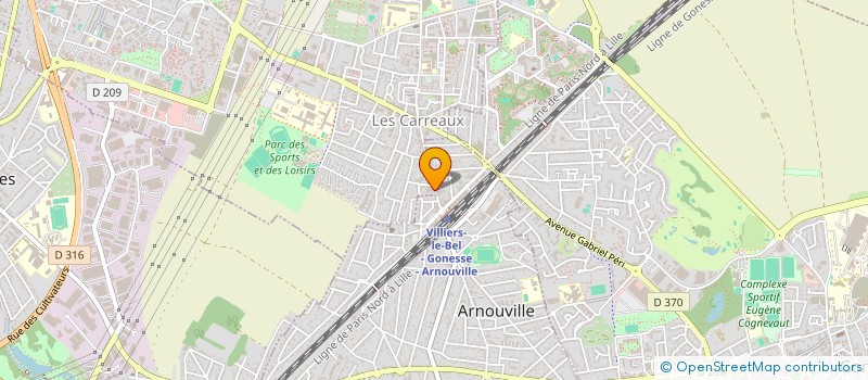 localisation de l'entreprise DEVPLEX à VILLIERS-LE-BEL