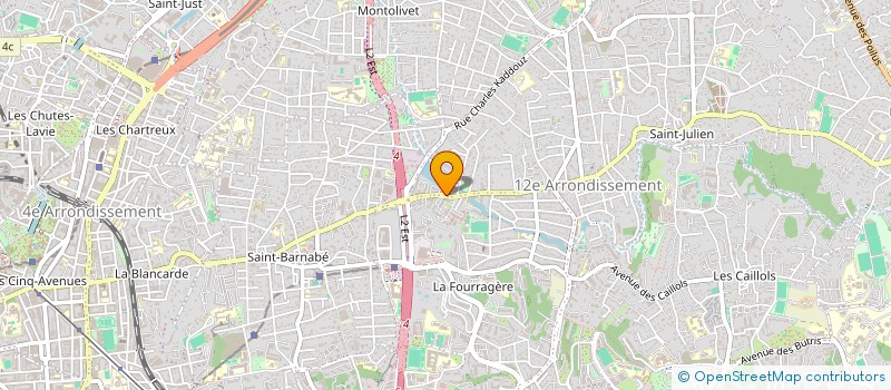 localisation de l'entreprise DEVPRO à MARSEILLE