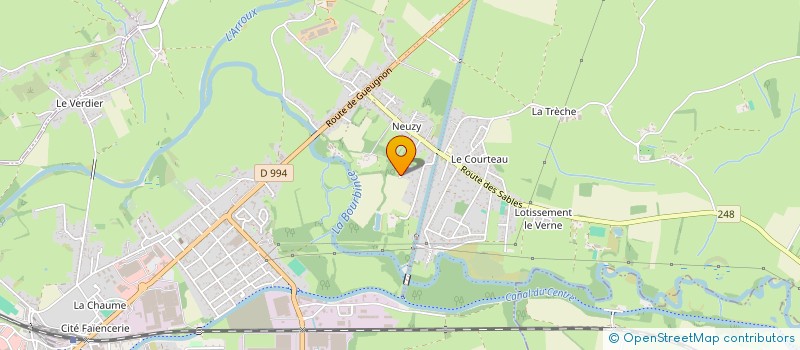 localisation de l'entreprise DEVRE IMMO  DIGOIN