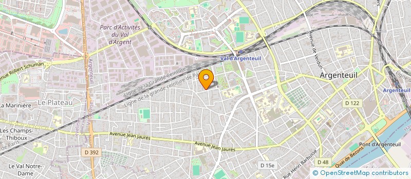 localisation de l'entreprise DEVRENT  ARGENTEUIL