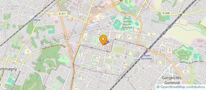 localisation de l'entreprise DEVRIM CONSTRUCTION à SARCELLES