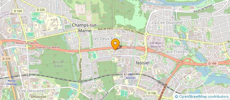 localisation de l'entreprise DEVSTACK à CHAMPS-SUR-MARNE