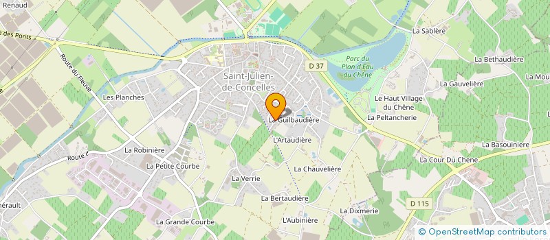 localisation de l'entreprise DEVTER  SAINT-JULIEN-DE-CONCELLES