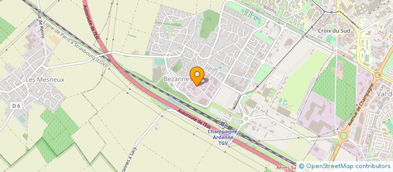 localisation de l'entreprise DEVTRONICS  BEZANNES