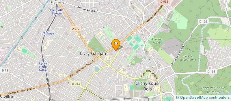 localisation de l'entreprise DEVTYS INFRA  LIVRY-GARGAN