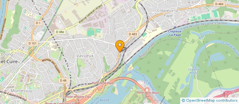 localisation de l'entreprise DEVULDER SG  CALUIRE-ET-CUIRE