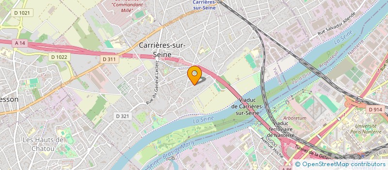 localisation de l'entreprise DEVVY  CARRIERES-SUR-SEINE