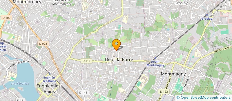 localisation de l'entreprise DEVWEAVER à DEUIL-LA-BARRE