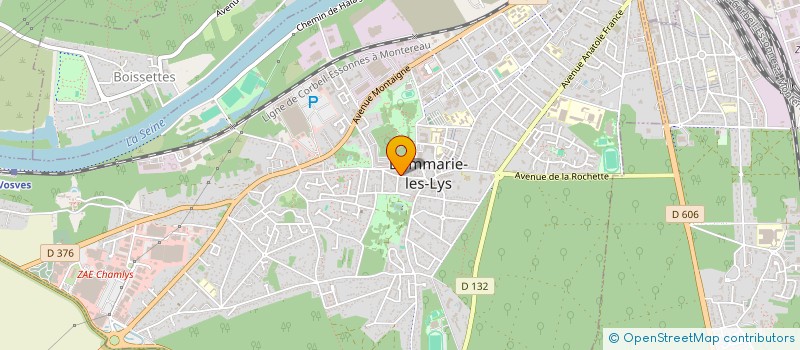 localisation de l'entreprise DEVWOO à DAMMARIE-LES-LYS