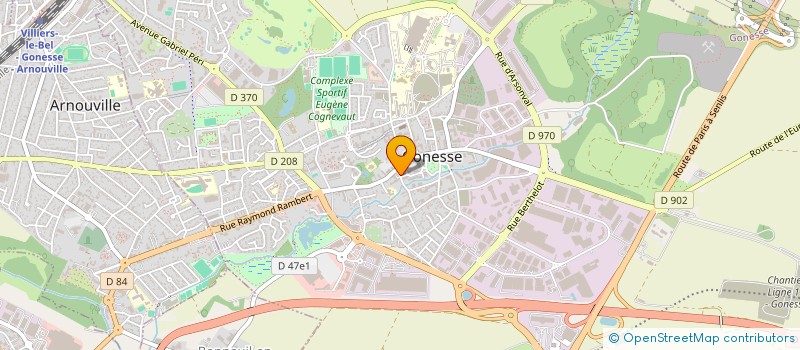 localisation de l'entreprise DEVWORK à GONESSE