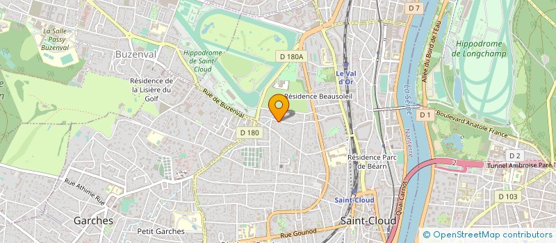 localisation de l'entreprise DEVY FRANC à SAINT-CLOUD