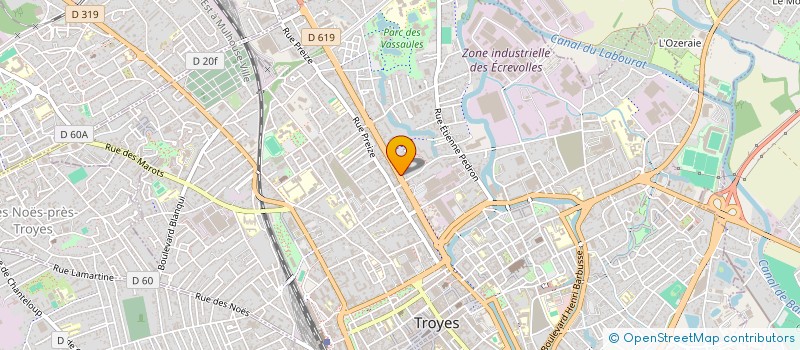 localisation de l'entreprise DEVYNCK-BLONDELLE INDIVISION à TROYES