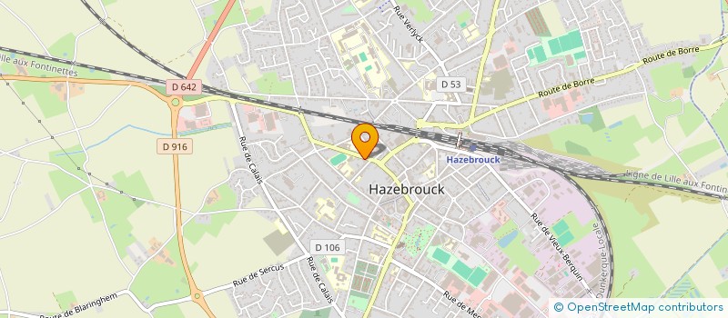 localisation de l'entreprise DEVYNCK SALOME ET DEMONT  HAZEBROUCK