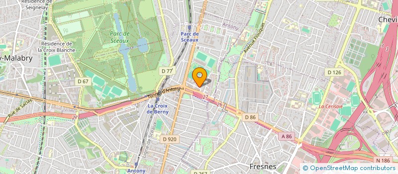 localisation de l'entreprise DEVYSOFT à ANTONY