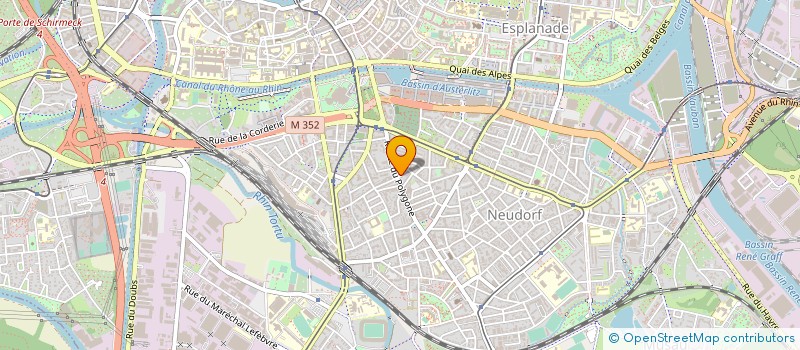 localisation de l'entreprise DEW FRANCE à STRASBOURG