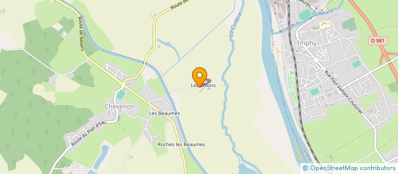 localisation de l'entreprise DEW IMMO  CHEVENON