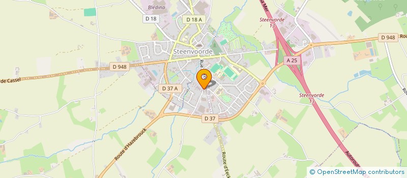 localisation de l'entreprise DEWAELE BRICHE MANUTENTION à TERDEGHEM