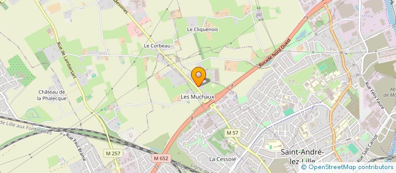localisation de l'entreprise DEWAILLY BY MAISON ROCHES à SAINT-ANDRE-LEZ-LILLE