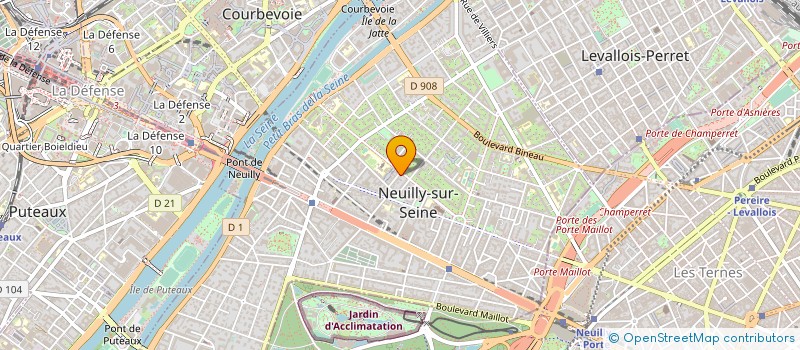 localisation de l'entreprise DEWAILLY LAMANDIN à NEUILLY-SUR-SEINE