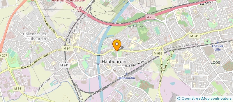 localisation de l'entreprise DEWARD FREDERIC à HAUBOURDIN