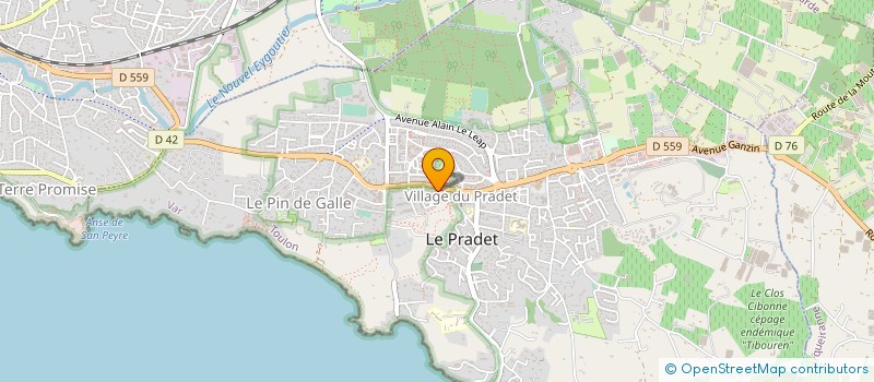 localisation de l'entreprise DEWATA DIFFUSION  LE PRADET