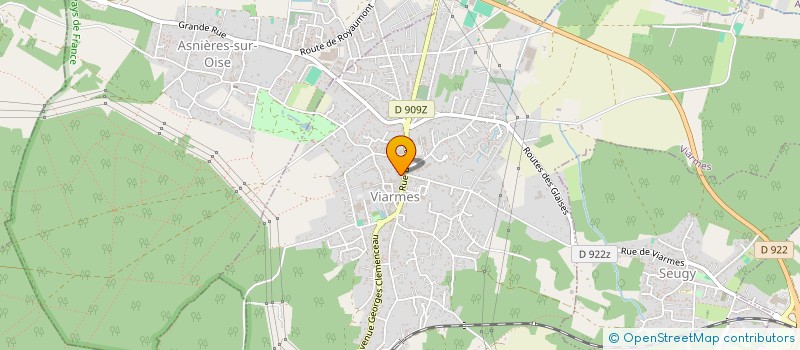 localisation de l'entreprise DEWE à CHAUMONTEL