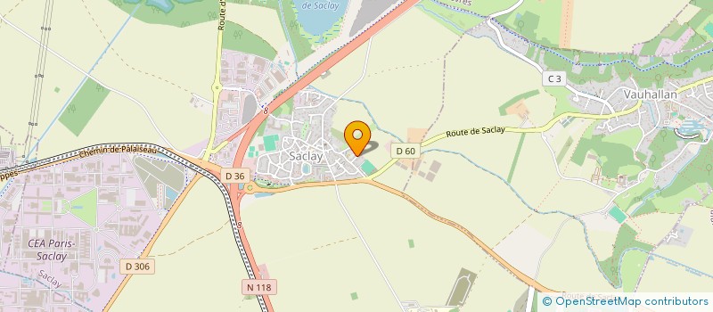 localisation de l'entreprise DEWEISS TRANSPORTS à SACLAY