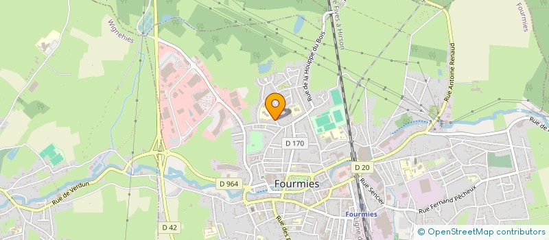 localisation de l'entreprise DEWEZ  FOURMIES