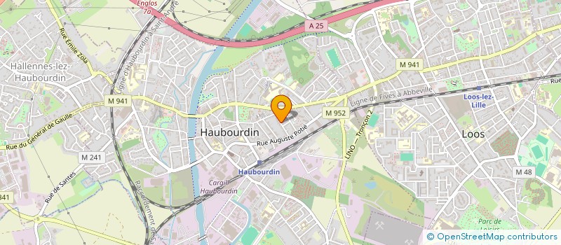 localisation de l'entreprise DEWEZ FRERE ET SOEUR  HAUBOURDIN