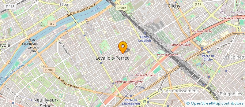 localisation de l'entreprise DEWHURST CONSEILS à LEVALLOIS-PERRET
