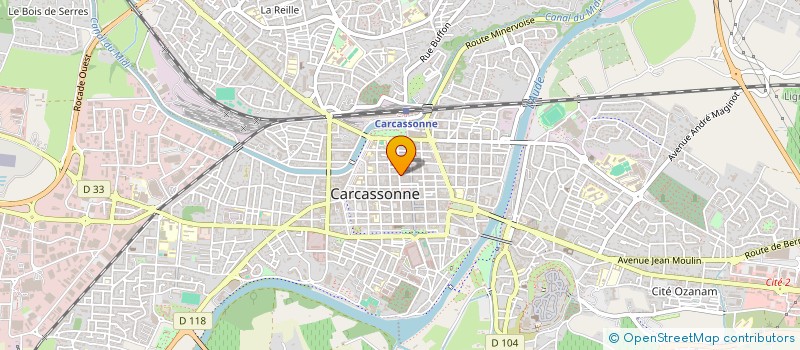 localisation de l'entreprise DEWILDE à CARCASSONNE