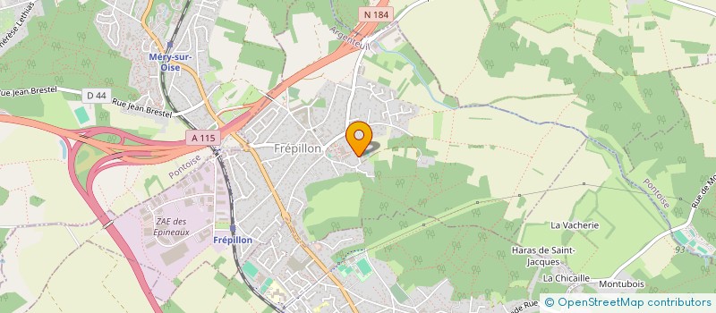 localisation de l'entreprise DEWITTE CROCHET  FREPILLON