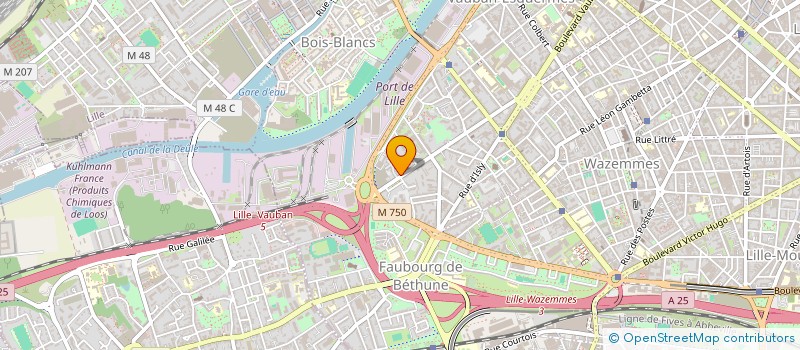 localisation de l'entreprise DEWITTE MERCIER à LILLE