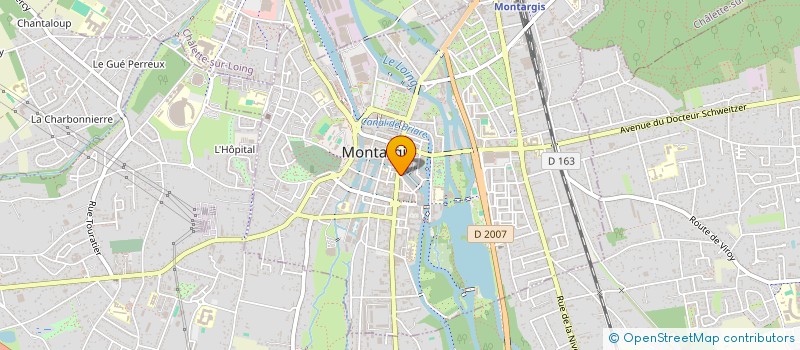 localisation de l'entreprise DEX ET ASSOCIES à MONTARGIS