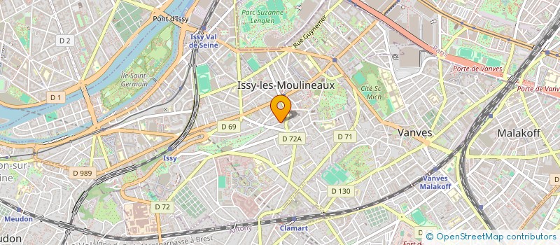 localisation de l'entreprise DEX IT SPARK à ISSY-LES-MOULINEAUX