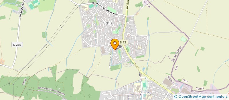 localisation de l'entreprise DEX PACKAGING  OTHIS