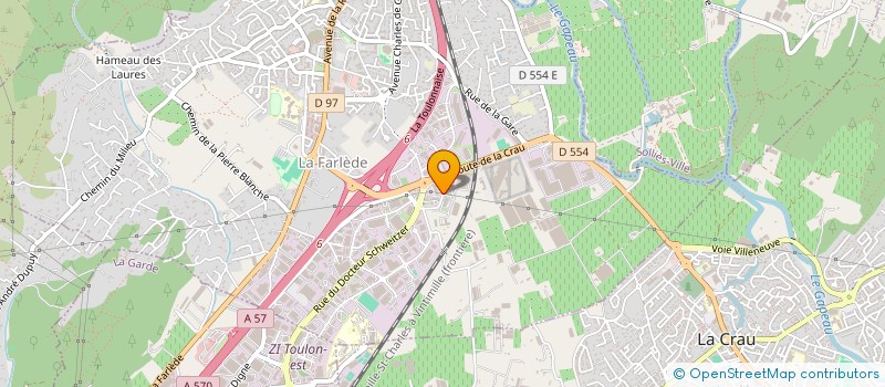 localisation de l'entreprise DEX SERVICES  LA FARLEDE