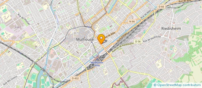 localisation de l'entreprise DEXA  MULHOUSE