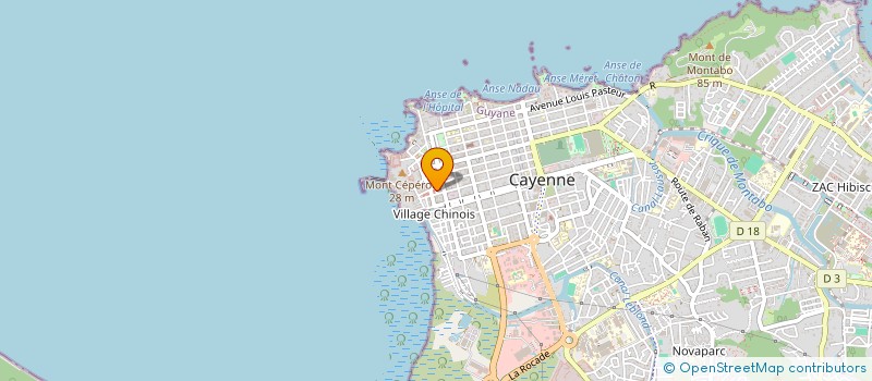 localisation de l'entreprise DEXDEC à CAYENNE