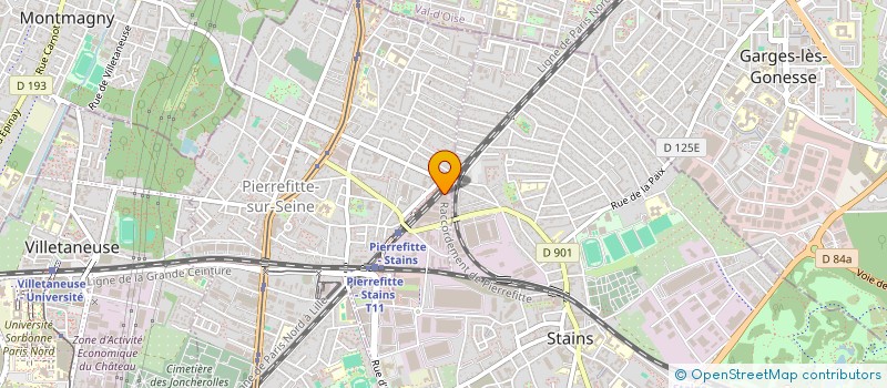 localisation de l'entreprise DEXE à PIERREFITTE-SUR-SEINE