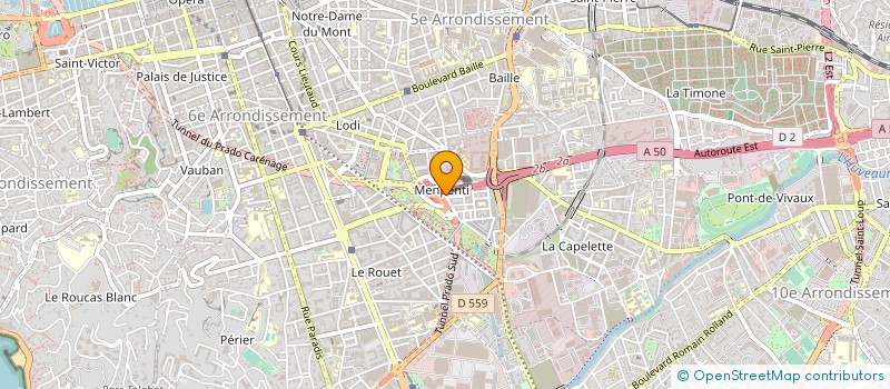 localisation de l'entreprise DEXEL à MARSEILLE 10EME