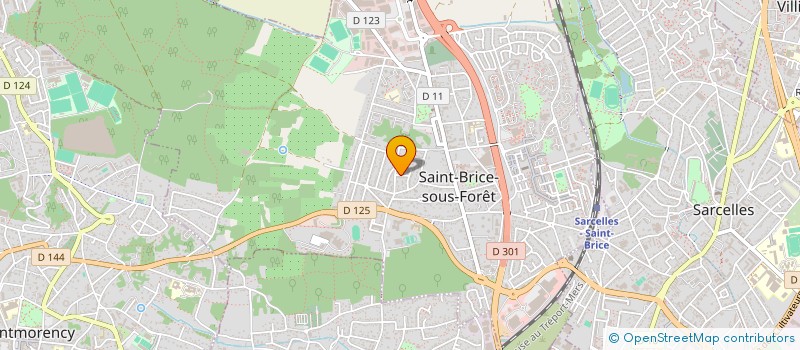 localisation de l'entreprise DEXEL à SAINT-BRICE-SOUS-FORET